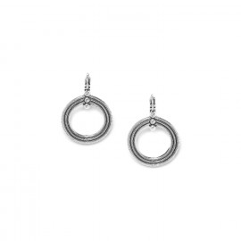 silvered french hook earrings "Enzo" - Ori Tao