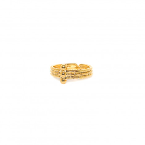 adjustable golden ring "Enzo"