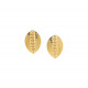 golden post earrings "Maasai" - Ori Tao