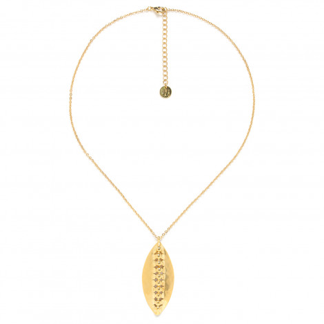 golden pendant necklace "Maasai"