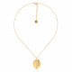 small golden pendant necklace "Maasai" - Ori Tao