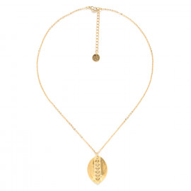 small golden pendant necklace "Maasai" - Ori Tao
