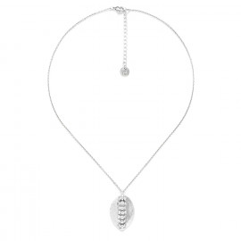 small silvered pendant necklace "Maasai" - Ori Tao