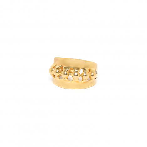 golden adjustable ring "Maasai"