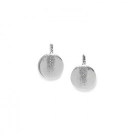silvered french hook earrings "Manta" - Ori Tao