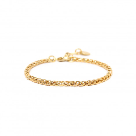 adjustable golden chain bracelet "Manta"