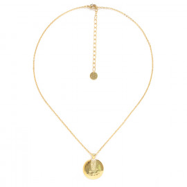 golden necklace with small pendant "Manta" - Ori Tao