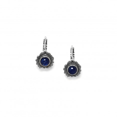 blue french hook earrings "Mon ange"