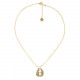collier pendantif doré "Mon ange" - Ori Tao