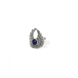 adjustable blue ring "Mon ange" - Ori Tao
