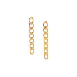 golden chain post earrings "Rimini" - Ori Tao