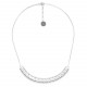 silvered short necklace "Rimini" - Ori Tao