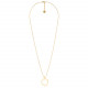golden long necklace with pendant "Rimini" - Ori Tao