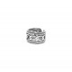 silvered XL ring "Rimini" - Ori Tao