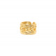 golden XL ring "Rimini" - Ori Tao