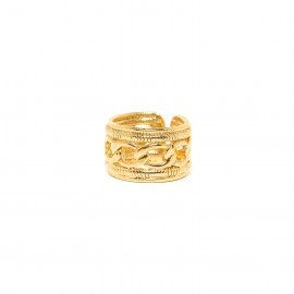golden XL ring "Rimini" - Ori Tao