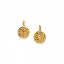 small golden french hook earrings "Viper" - Ori Tao