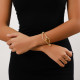 golden knot bracelet "Accostage" - Ori Tao