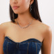 short necklace blue "Boa vista" - Ori Tao