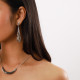 silvered drop post earrings "En vrille" - Ori Tao