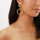boucles d'oreilles gitanes dorées à l'or fin "Enzo" - Ori Tao