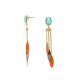 3 chains post earrings "Boreal" - Nature Bijoux