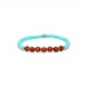 bracelet extensible perles rondes "Boreal" - Nature Bijoux