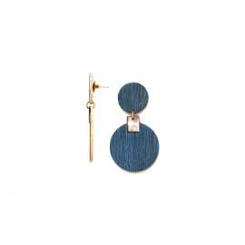 blue post earrings "Cosmos" - Nature Bijoux