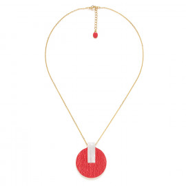 red pendant necklace "Cosmos" - Nature Bijoux