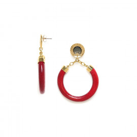 red gypsy post earrings "Kinsley" - Nature Bijoux