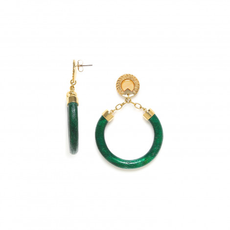 green gypsy post earrings "Kinsley"