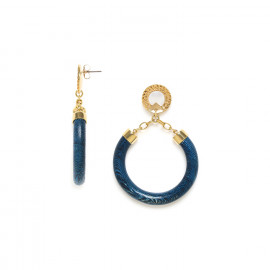 blue gypsy post earrings "Kinsley" - Nature Bijoux