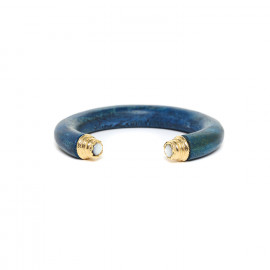 bracelet rigide bleu "Kinsley" - Nature Bijoux