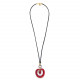 collier long pendentif rouge "Kinsley" - Nature Bijoux