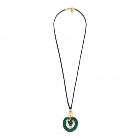 green pendant necklace "Kinsley"