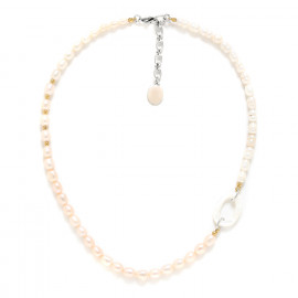asymetric pearl necklace "Ozuka" - Nature Bijoux