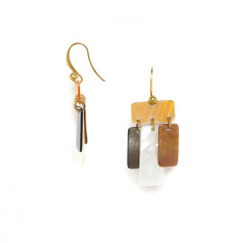 4 elements hook earrings "Vendome" - Nature Bijoux