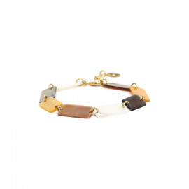 adjustable bracelet 8 shell elements "Vendome" - Nature Bijoux
