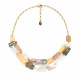 3 rows plastron necklace "Vendome" - Nature Bijoux
