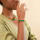 bracelet extensible petit modèle "Agata verde" - Nature Bijoux