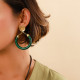 green gypsy post earrings "Kinsley" - Nature Bijoux