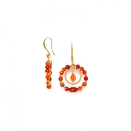 2 double earrings "Agate" - Nature Bijoux