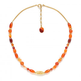 thin agate necklace "Agate" - 