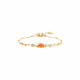 bracelet ajustable mini oeillet d'Inde "Clea" - Franck Herval