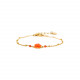 bracelet ajustable simple mini fleur "Clea" - Franck Herval