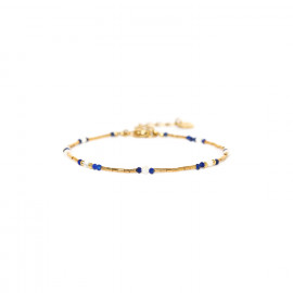 bracelet mini perles lapis et howlite "Joanne" - Franck Herval