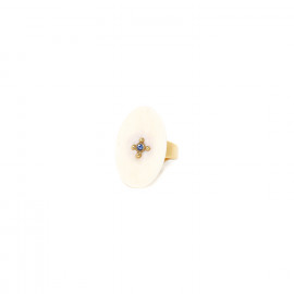 adjustable oval ring "Joanne" - Franck Herval