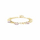 bracelet multi gouttes dorées à l'or fin "Leona" - Franck Herval