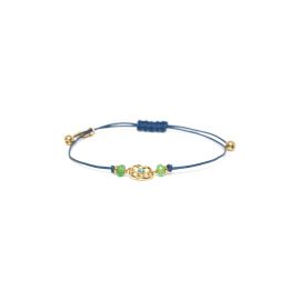 bracelet macramé bleu "Ariane" - Franck Herval
