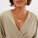 collier pendentif pompon "Joanne" - Franck Herval